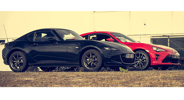 Mazda MX-5 RF e Toyota GT86 frente-a-frente na Turbo 432!