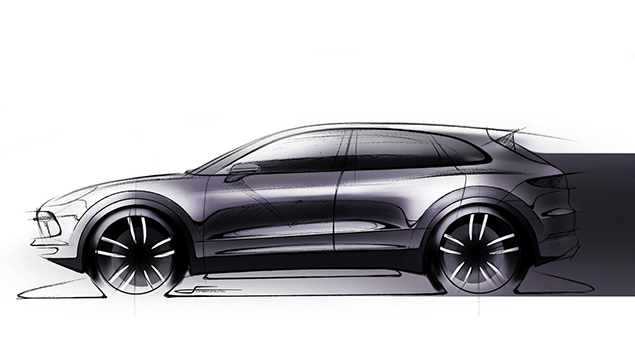 Porsche revela desenho do novo Cayenne