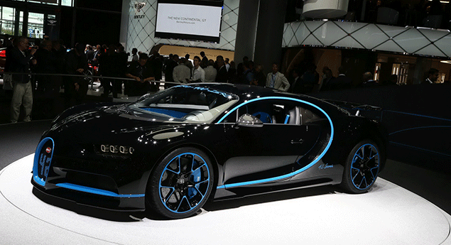 Bugatti Chiron chega em grande a Frankfurt