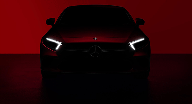 Mercedes CLS coupé antevisto em teasers