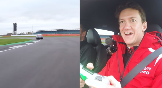 A experiência de conduzir remotamente um Nissan GT-R