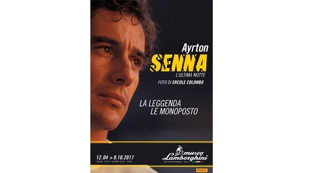 Ayrton Senna homenageado pela Lamborghini