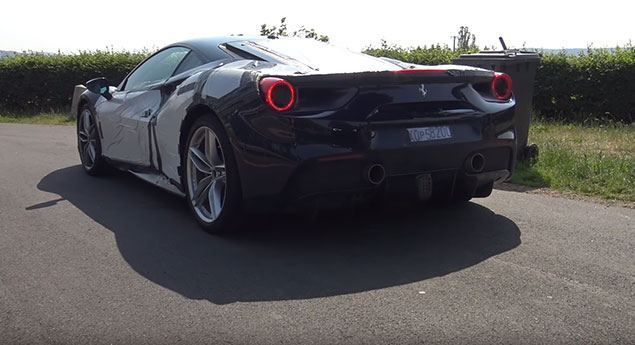 Ferrari 488 GTO gravado em Nurburgring