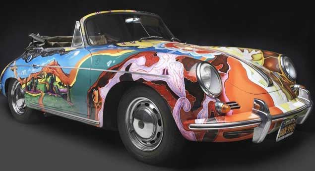 Janis Joplin e o inseparável Porsche 356