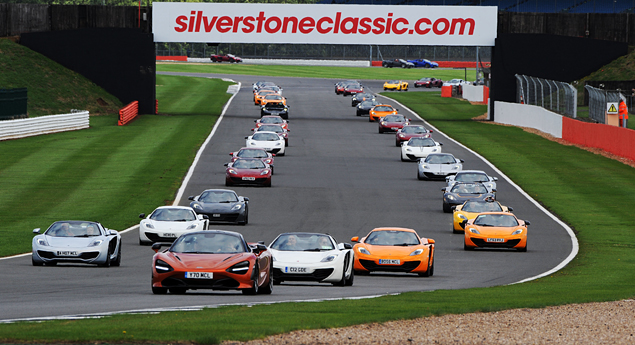 Silverstone palco de recorde mundial de reunião McLaren