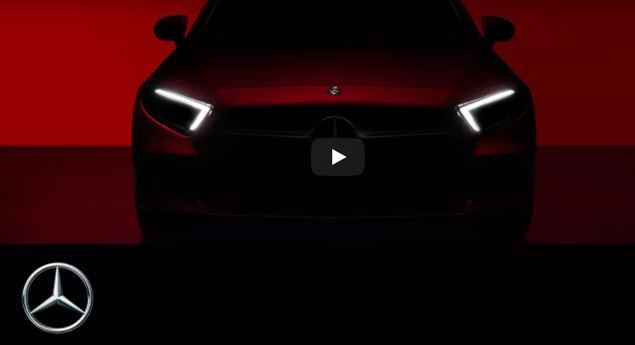 Mercedes CLS antevisto em vídeo