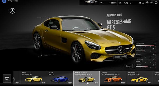 Descubra todos os carros de Gran Turismo Sport