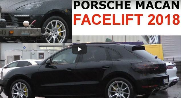 Porsche Macan caçado em testes