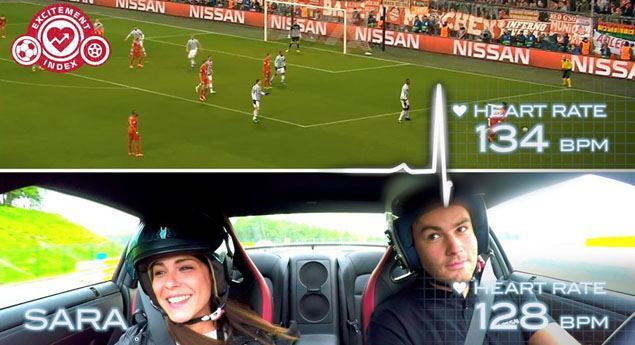 Jogo de futebol ou acelerar num Nissan GT-R?