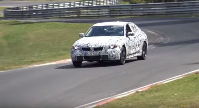 BMW Série 3 caçado em Nurburgring