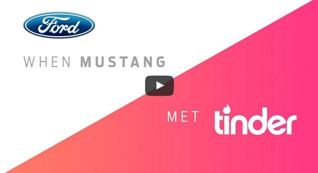 Ford Mustang seduz até no Tinder