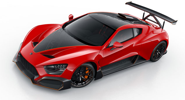 Zenvo TSR-S tem asa traseira ativa