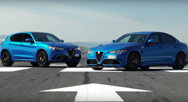 Luta Quadrifoglio: Alfa Romeo Giulia vs Stelvio