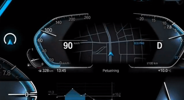 BMW mostra novo painel de instrumentos digital