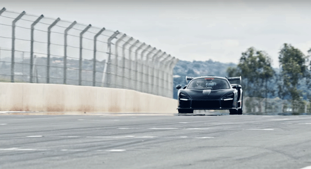 McLaren Senna impetuoso em África do Sul