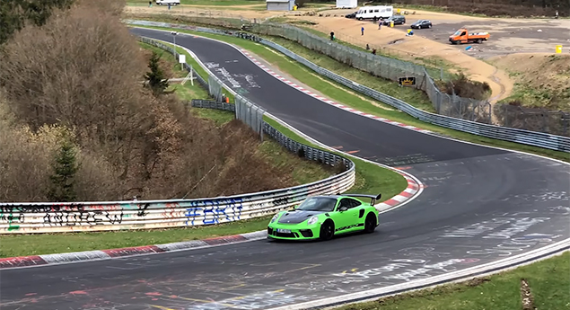 Novo Porsche GT3 RS abaixo dos 7 minutos em Nurburgring