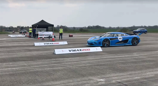Afinal, estava só adormecido. Agera RS recordista no VMax200