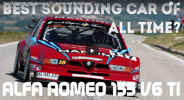 Comece a semana com o incrível som do Alfa 155