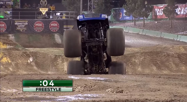 Veja (ou reveja…) o primeiro mortal à frente de Monster Truck