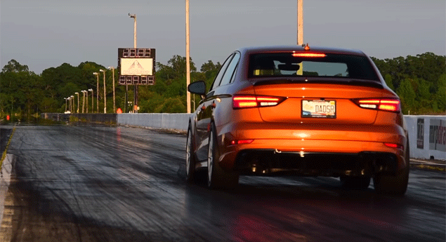 Este Audi RS3 não brinca em serviço