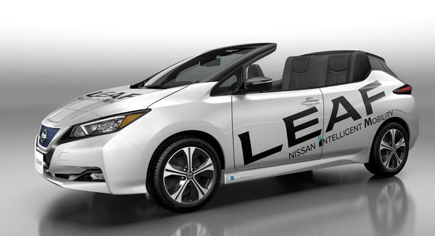 Nissan Leaf descapotável, ideal para aproveitar o verão