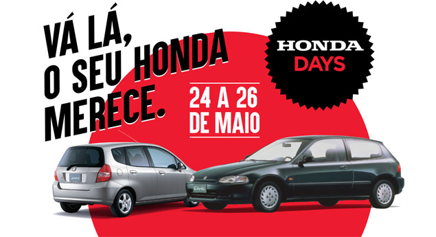 Honda Days celebram-se de 24 a 26 de maio