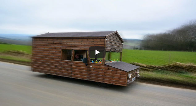 Estabelecido novo recorde de velocidade numa cabana!!!