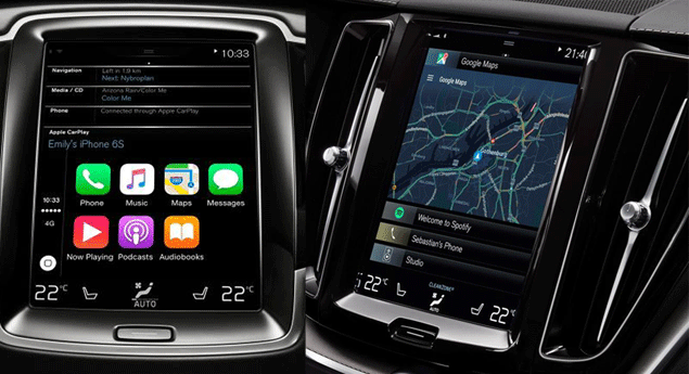 Apple e Google "bateram" infotainment das marcas