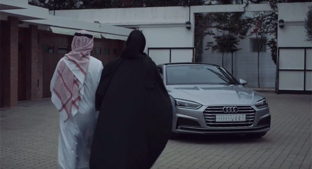 Audi homenageia mulheres da Arábia Saudita