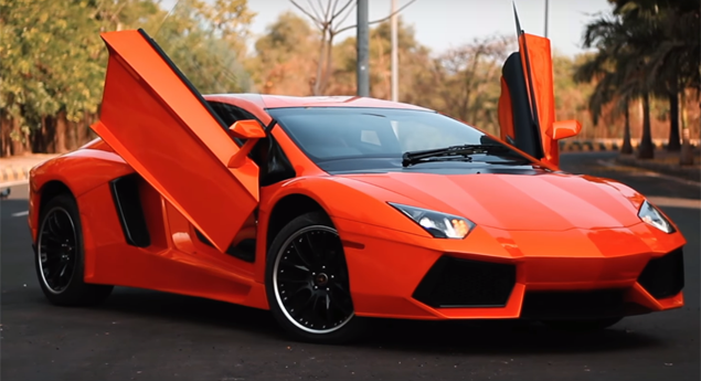 Veja esta insuspeita réplica do Lamborghini Aventador