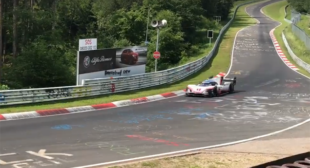 Porsche 919 Evo furioso em Nurburgring