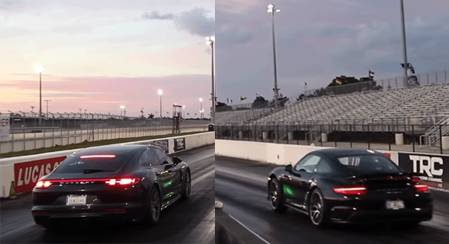 Confronto de 'Turbo S': Panamera híbrido contra 911, quem vence?