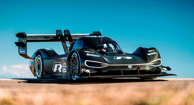 Como o VW ID R Pikes Peak vai ser recarregado na montanha