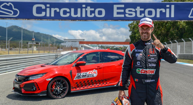 Tiago Monteiro e Civic Type-R fazem recorde no Estoril