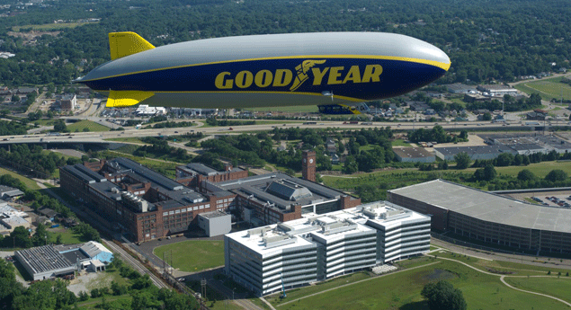 Goodyear planeia testes... no espaço!