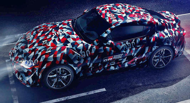 Já pode escutar o motor do novo Supra