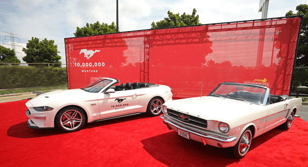 Ford celebra Mustang #10,000,000