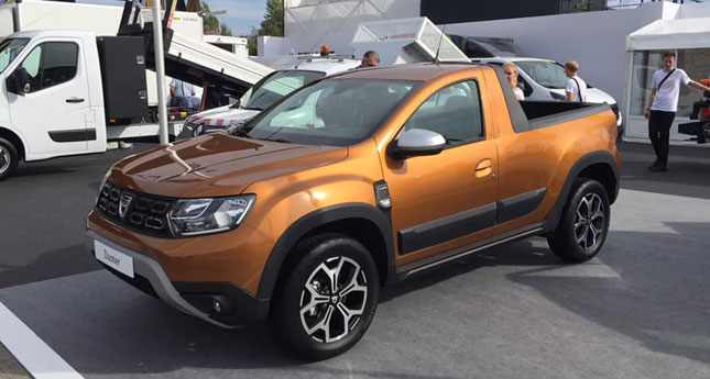 Revelado o protótipo do Dacia Duster Pickup 4x4 2018