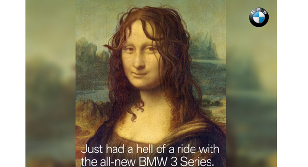 Até a Mona Lisa perde a pose com o novo Série 3