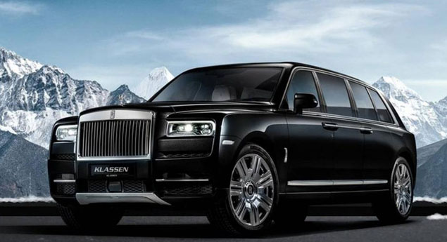 Mais espaço espaço para o luxo: Rolls-Royce Cullinan Limousine