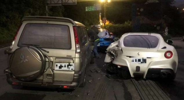 Onda de solidariedade para "destruidor de Ferraris" em Taiwan