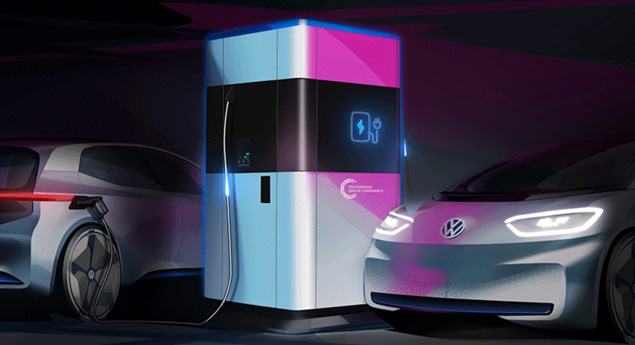 Volkswagen apresenta estação de carga móvel
