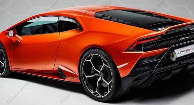 Foto do novo Lamborghini Húracan revelada