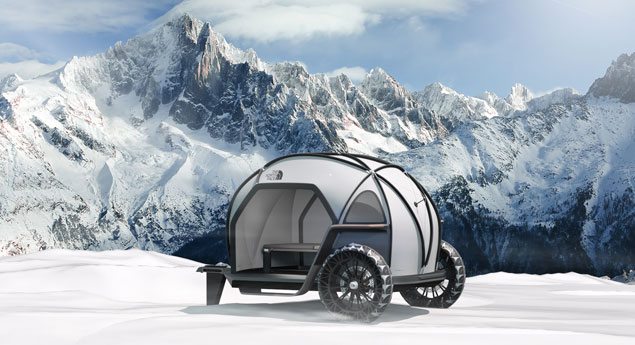 BMW e North Face mostram o material do futuro para campismo