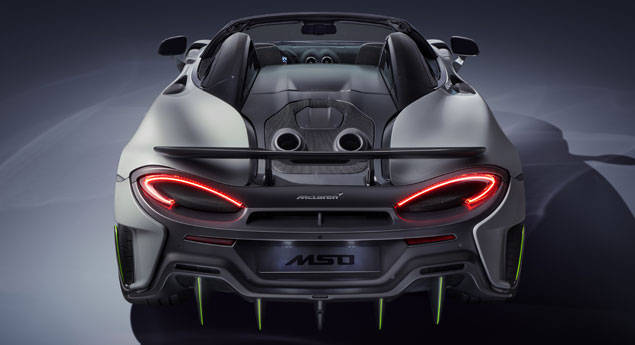 McLaren 600 LT Spider em edição especial MSO