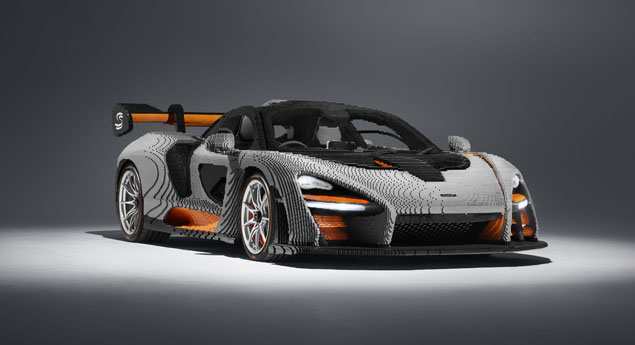 Meio milhão de peças: McLaren Senna de Lego à escala real