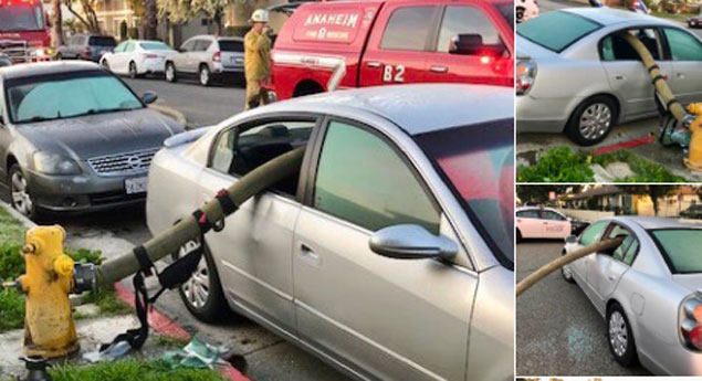 Não pare à frente da boca de incêndio. Pode correr mal...