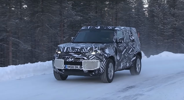 Novo Land Rover Defender já testa na neve