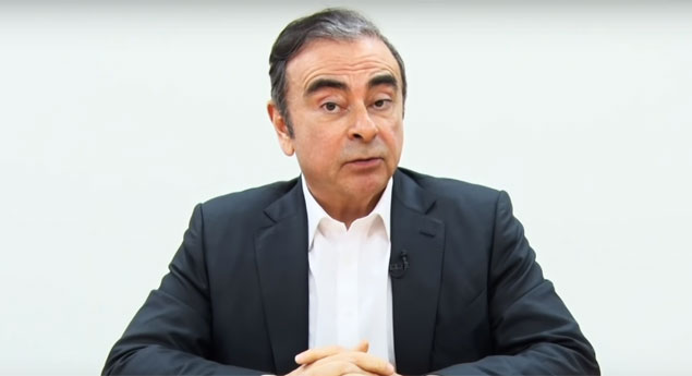 Carlos Ghosn nos momentos antes da detenção (vídeo)