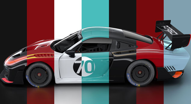 O Porsche 935 recebeu um conjunto de pinturas históricas